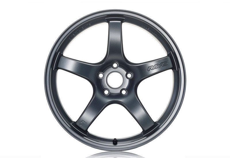 Gram Lights 57CR 15x8.0 +28 4x100 Gun Blue 2 Wheel - Burkken Auto Parts