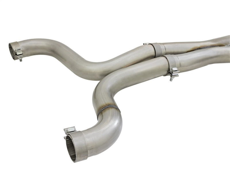 aFe MACHForce XP 3in 304 SS Axle-Back Exhaust Dual Exhaust (NPP) w/ Black Tips 16-17 Camaro SS V8 - Burkken Auto Parts