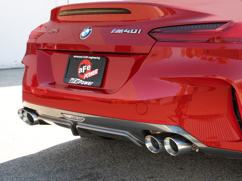 aFe 19-24 BMW Z4 M40i (G29) L6-3.0L (t) B58 MACH Force-Xp 3in to 2-1/2in SS CB Exhaust - Polished - Burkken Auto Parts