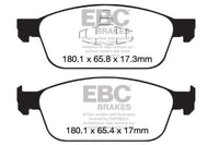 EBC 12+ Ford Focus 2.0 Turbo ST Greenstuff Front Brake Pads - Burkken Auto Parts