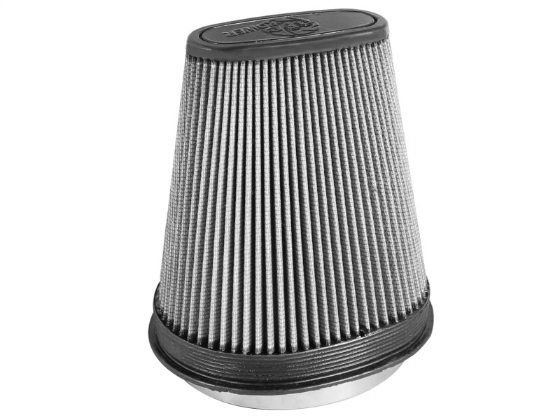 aFe Magnum FLOW Air Filter Pro DRY S (7-3/4x5-3/4in) F x (9x7in) B x (6x2-3/4in) T x (9-1/2in) H - Burkken Auto Parts