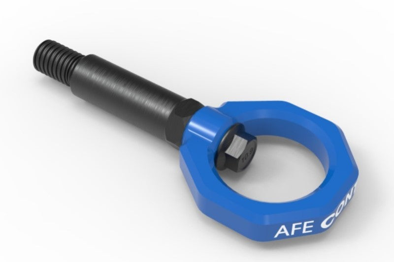 aFe Control Front Tow Hook Blue BMW F-Chassis 2/3/4/M - Burkken Auto Parts
