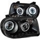 ANZO 2005-2010 Chrysler 300C Projector Headlights w/ Halo Black (CCFL) G2 - Burkken Auto Parts