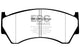 EBC 95-97 Nissan Sentra 1.6 Greenstuff Front Brake Pads - Burkken Auto Parts