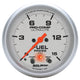 Autometer Ultra-Lite 66.7mm Full Sweep Elec 0-15 PSI Fuel Pressure w/ Peak Memory & Warning Gauge - Burkken Auto Parts