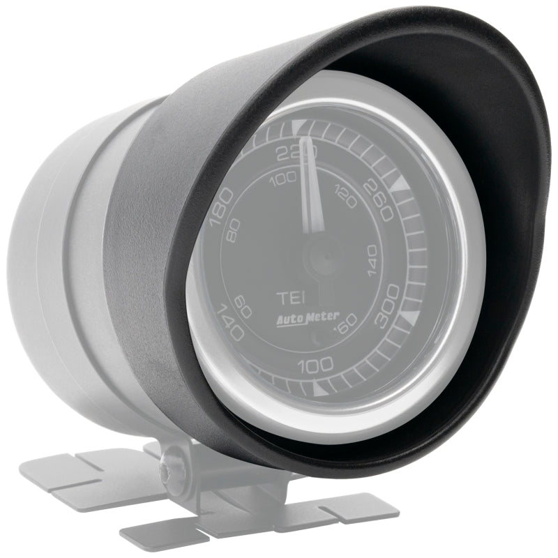 AutoMeter Gauge Visor 2-1/16in - Black - Burkken Auto Parts