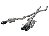 aFe MACHForce XP Exhaust 304SS Cat-Back w/ Carbon Fiber Tips 12-13 BMW M5 (F10) V8 4.4L (tt) - Burkken Auto Parts