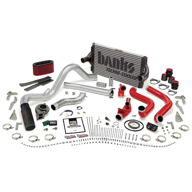 Banks Power 94-95.5 Ford 7.3L Man PowerPack System - SS Single Exhaust w/ Black Tip - Burkken Auto Parts
