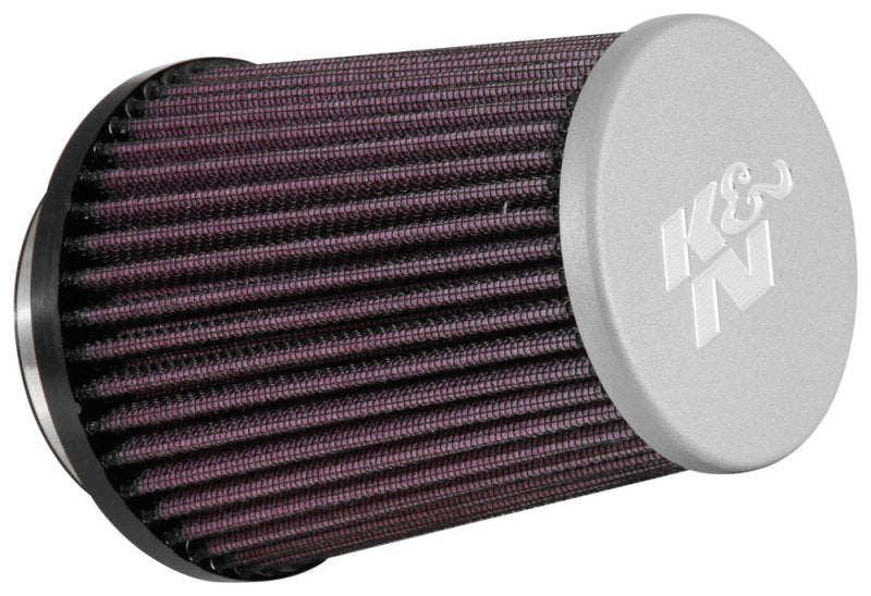 K&N Universal Rubber Filter 3in Flg 4-1/2inch OD B / 2-1/4inch H - Silver Top - Burkken Auto Parts