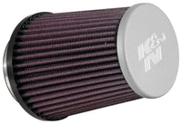 K&N Universal Rubber Filter 3in Flg 4-1/2inch OD B / 2-1/4inch H - Silver Top - Burkken Auto Parts