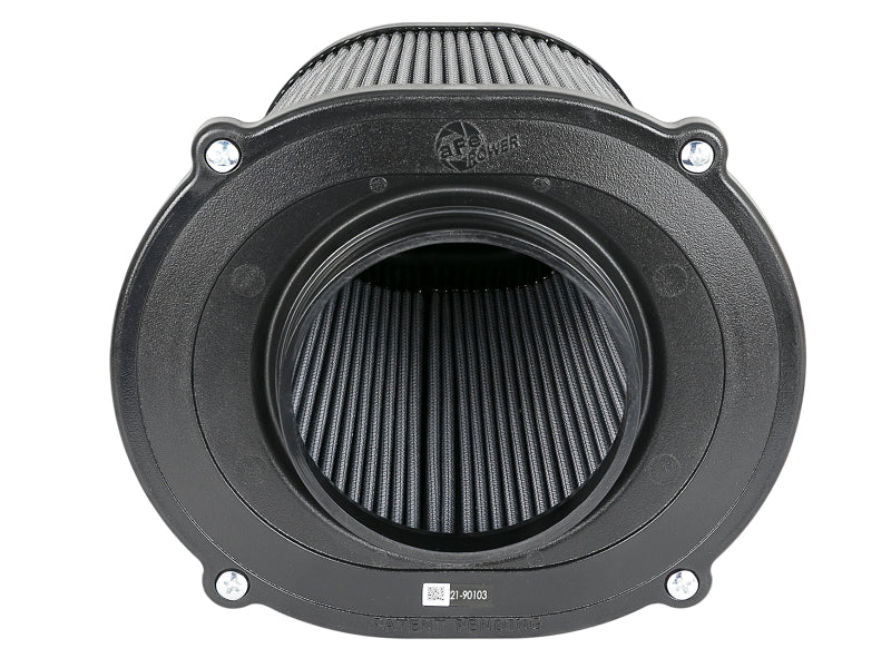 aFe Quantum Intake Pro DRY S Universal Air Filter F-5in. / B-(10x8.75) / T-(6.75x0.5) / H-8in. - Burkken Auto Parts