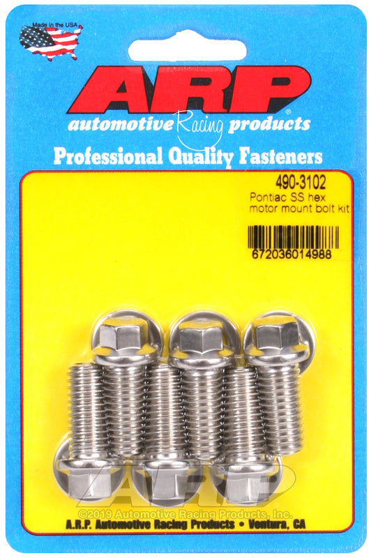 ARP Pontiac SS Hex Motor Mount Bolt Kit - Burkken Auto Parts