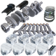 Eagle Chevy LT1 350 1Pc 3.750in Crank 5.700in I-Beam Rods -10cc 4.000in Pistons Rotating Assembly - Burkken Auto Parts