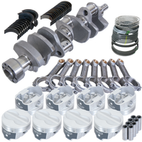 Eagle Chevy LT1 350 1Pc 3.750in Crank 5.700in I-Beam Rods -10cc 4.040in Pistons Rotating Assembly - Burkken Auto Parts