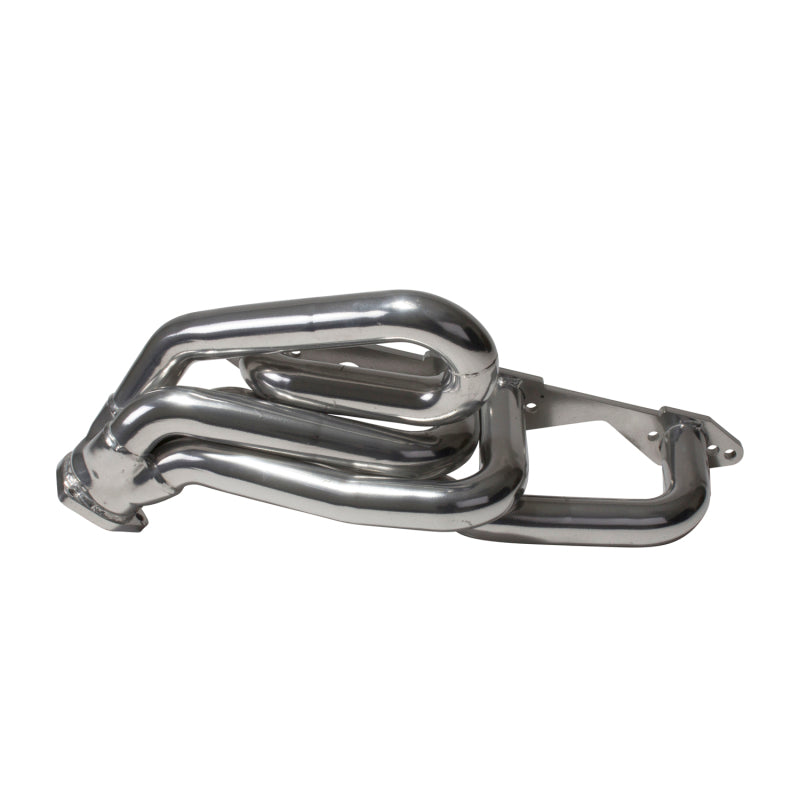 BBK 96-98 GM Truck SUV 5.0 5.7 Shorty Tuned Length Exhaust Headers - 1-5/8 Silver Ceramic - Burkken Auto Parts