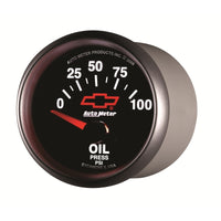 Autometer Oil Pressure 2-1/16, 0-100 PSI - Red Bowtie - Burkken Auto Parts