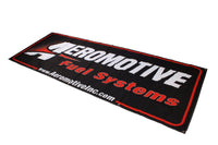 Aeromotive Banner - 32in x 92in (Black/Red) - Burkken Auto Parts