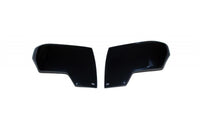 AVS 14-18 GMC Sierra 1500 Headlight Covers - Smoke - Burkken Auto Parts