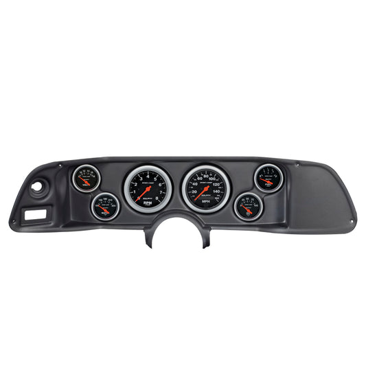 Autometer Sport-Comp 70-78 Camaro Dash Kit 6pc Tach / MPH / Fuel / Oil / WTMP / Volt - Burkken Auto Parts