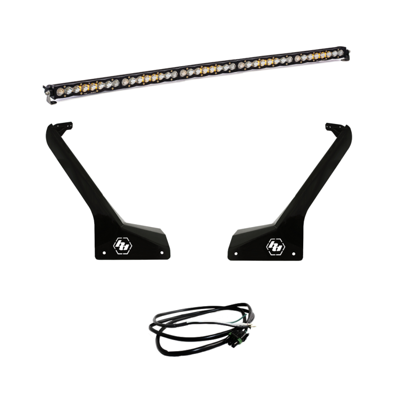 Baja Designs Jeep JL/JT Roof Bar LED Light Kit 50in S8 w/Upfitter - Burkken Auto Parts