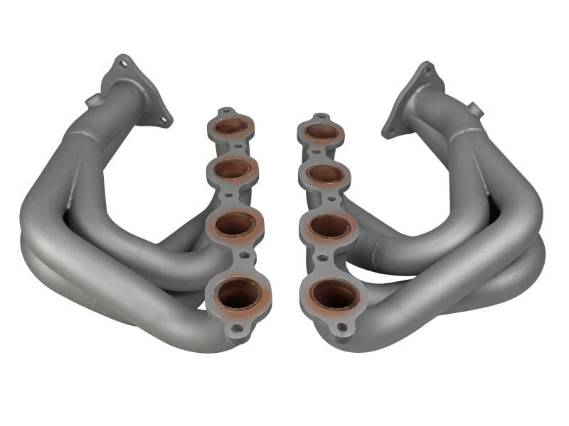 aFe Twisted 304SS Header 2020 Chevy Corvette (C8) 6.2L V8 - Titanium Ceramic Coated - Burkken Auto Parts