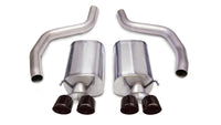 Corsa 2006-2013 Chevrolet Corvette C6 Z06 7.0L V8 Black Sport Axle-Back Exhaust - Burkken Auto Parts