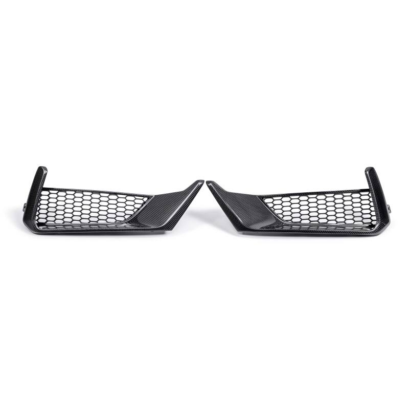 Anderson Composites 2024 Ford Mustang Dark Horse Carbon Fiber Front Bumper Inserts - Burkken Auto Parts