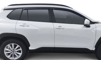 AVS 22-23 Toyota Corolla Cross Outside Mount Ventvisor Defector 4pc - Smoke - Burkken Auto Parts