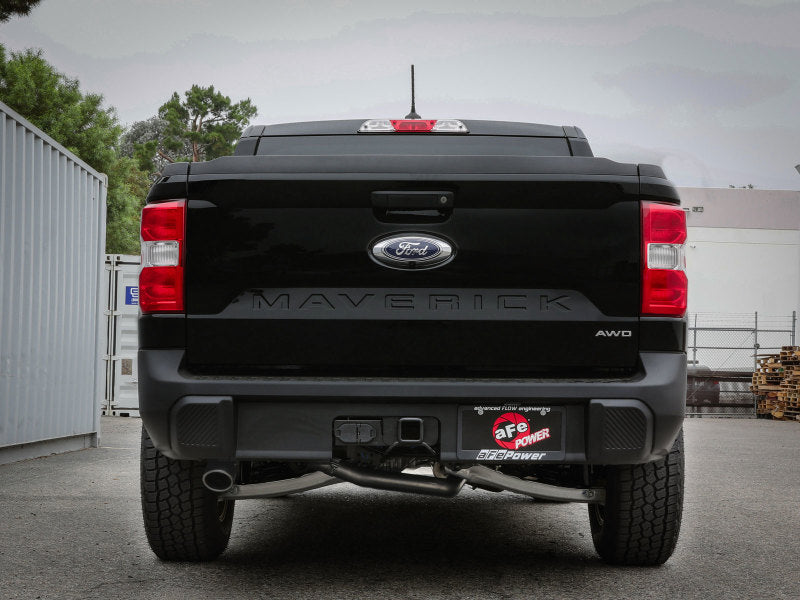 aFe 22-23 Ford Maverick EcoBoost L4 2.0L(t) Vulcan Series 2-1/2in 304 SS Cat-Back w/ Black Tip - Burkken Auto Parts