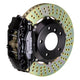 Brembo 02-06 Mini Cooper Front GT BBK 4 Piston Cast 2pc 320x28 2pc Rotor Drilled-Black - Burkken Auto Parts