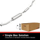 BRExhaust Exhaust Kit 15-19 Ford Transit-250 Transit-350 HD Transit-350 3.7L