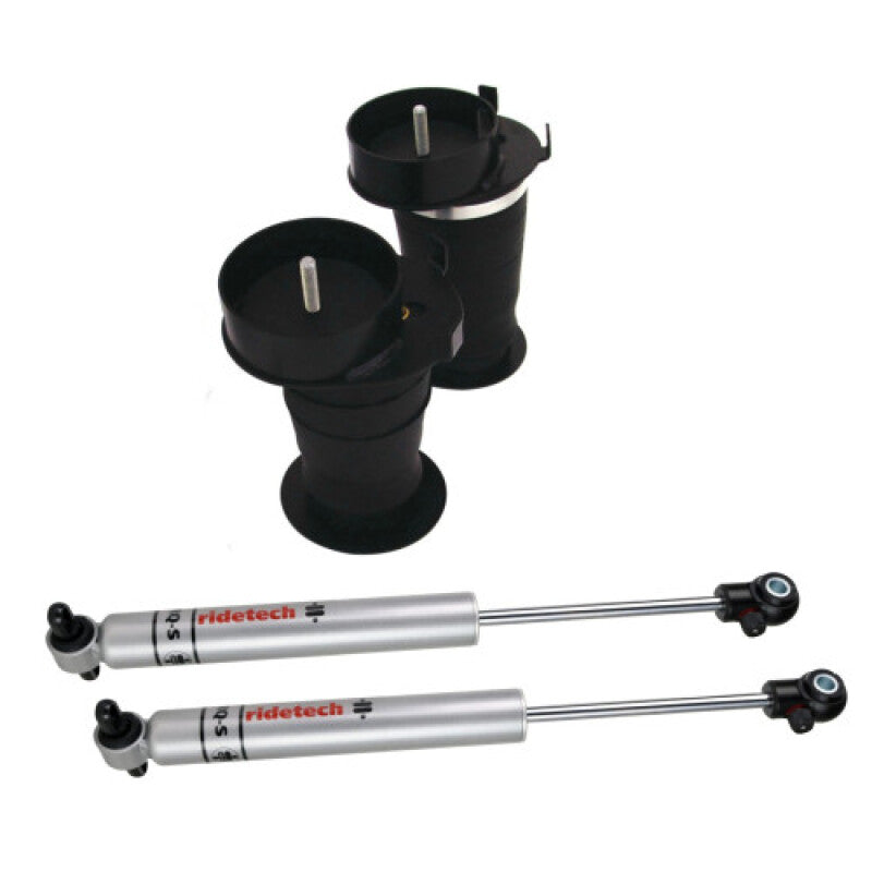 Ridetech 65-70 Pontiac Fullsize Rear CoolRide Air Spring & RQ-S Shocks