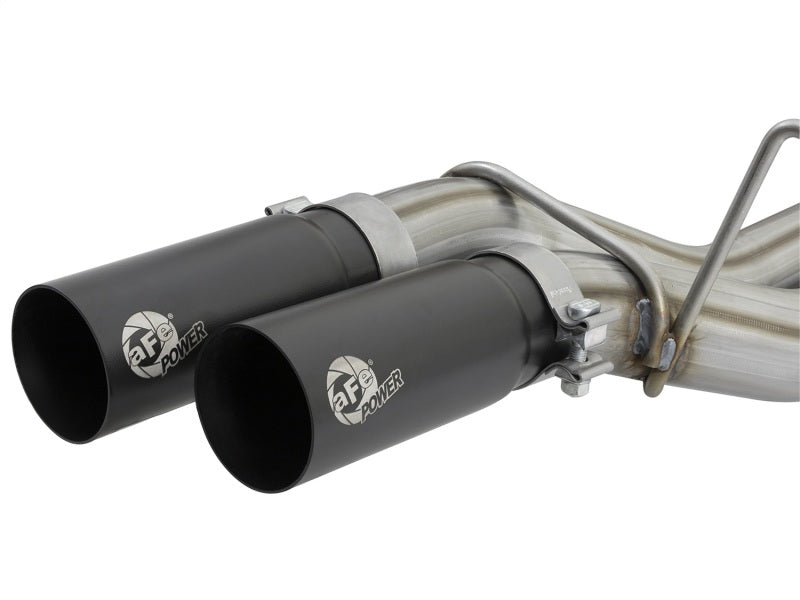 aFe POWER Rebel Series 3in 409 SS Cat Back Exhaust w/ Black Tips 17 Ford F-150 Raptor V6-3.5L - Burkken Auto Parts