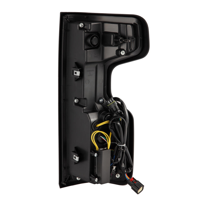 AlphaRex 19-24 Chevy Silverado 1500 / 20-24 2500HD/3500HD LUXX-Series LED Tail Lights Black - Burkken Auto Parts