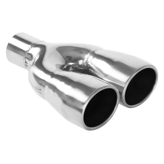 MagnaFlow Tip 1-Pk Dual Oval DW RE 3x3.75x10 - Burkken Auto Parts