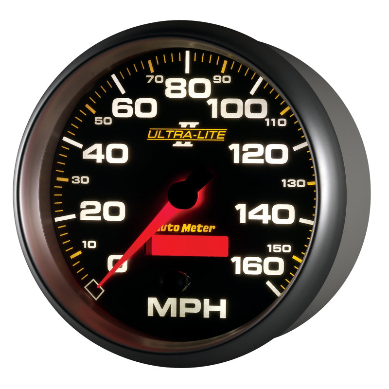 Autometer Ultra-Lite II 5 Inch 160 MPH FSE Programmable Speedometer - Burkken Auto Parts