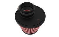 K&N Universal Clamp-on Air Filter 2in Flange ID 5-3/16in Base 3-1/2in Top 3-11/16in Height w/ Vent - Burkken Auto Parts