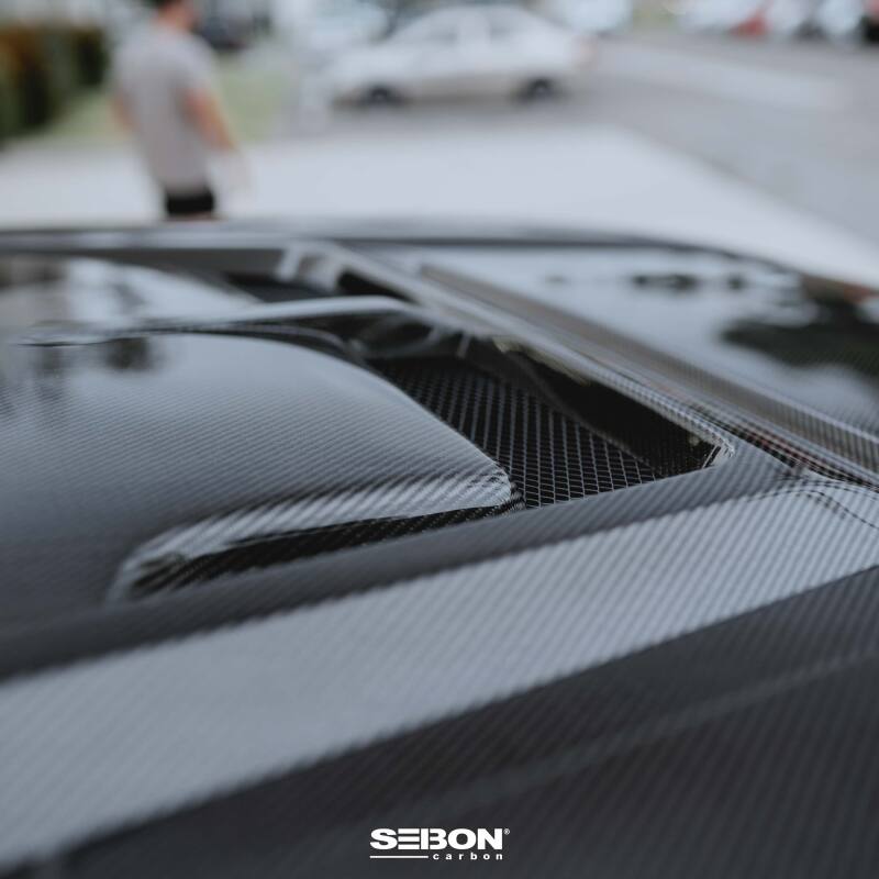 Seibon 22-24 Toyota Tundra / 23-24 Toyota Sequoia RR-Style Carbon Fiber Hood - Burkken Auto Parts