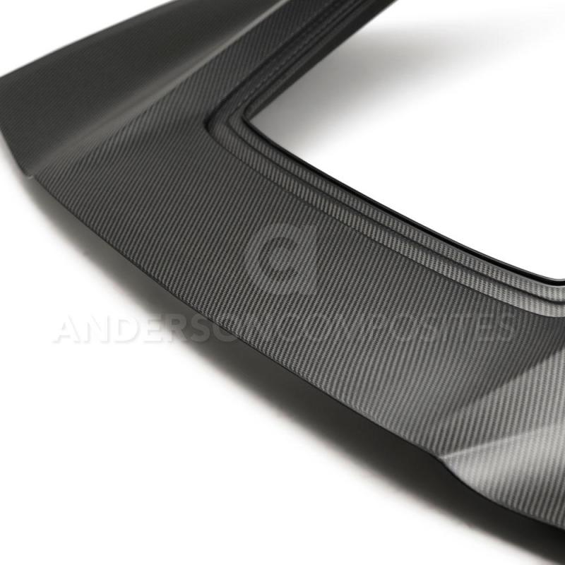 Anderson Composites 2014+ Chevrolet Corvette C7 Stingray/Z06 Dry Carbon Fiber Decklid - Burkken Auto Parts