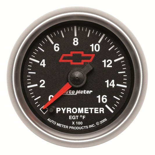 Autometer GM Full Sweep Electric 52mm 0-1600 degree F Pyrometer - Burkken Auto Parts