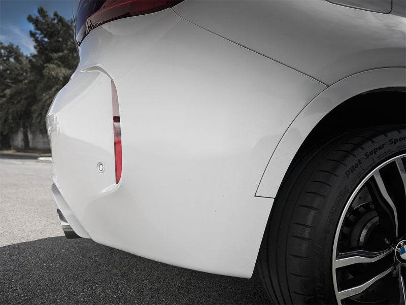 aFe MACH Force-Xp 3.5in. 304 SS C/B Exhaust w/o Muffler 15-18 BMW X5 M V8-4.4L (tt) - Polished Tip - Burkken Auto Parts