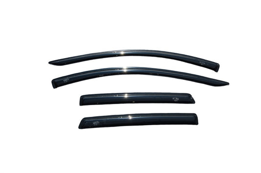 AVS 07-14 Ford Edge Ventvisor Outside Mount Window Deflectors 4pc - Smoke - Burkken Auto Parts