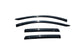 AVS 07-14 Ford Edge Ventvisor Outside Mount Window Deflectors 4pc - Smoke - Burkken Auto Parts