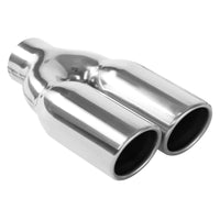 MagnaFlow Tip 1-Pk Dual Rnd Re DW 3x10 2.2 - Burkken Auto Parts
