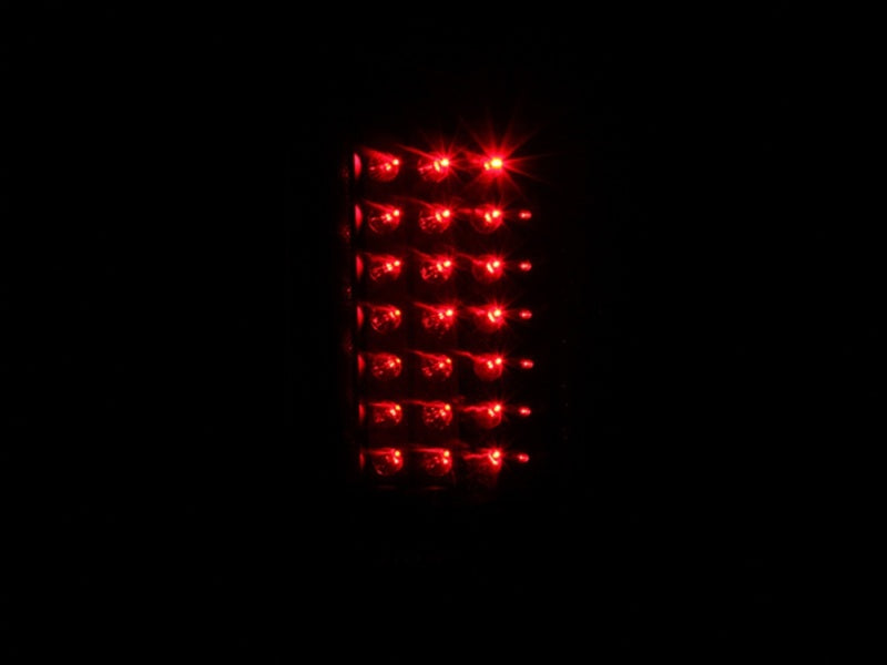 ANZO 2006-2008 Dodge Ram 1500 LED Taillights Black - Burkken Auto Parts