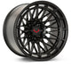 Vossen LCX-03 24x10 - 6x139.7 - ET25 - Deep - 78.1 - Satin Black Wheel