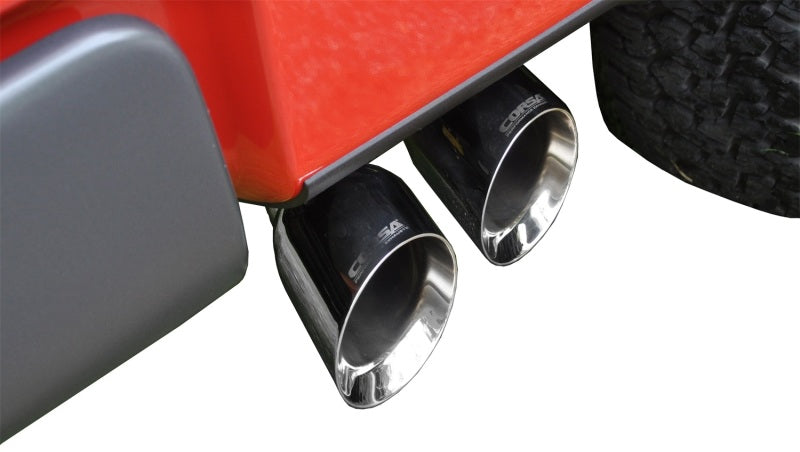 Corsa 2010-2010 Ford F-150 Raptor 5.4L V8 Polished Sport Cat-Back Exhaust - Burkken Auto Parts