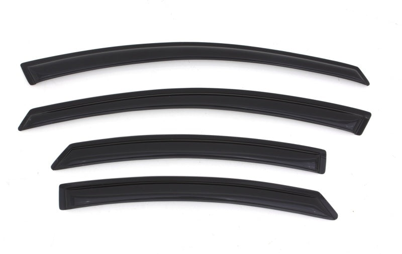 AVS 11-14 Hyundai Sonata (New Body Style) Ventvisor Outside Mount Window Deflectors 4pc - Smoke - Burkken Auto Parts
