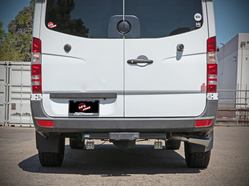 aFe Vulcan Series 3in 304SS DPF-Back Exhaust w/ Polished Tip 14-18 Mercedes-Benz Sprinter 2500 - Burkken Auto Parts