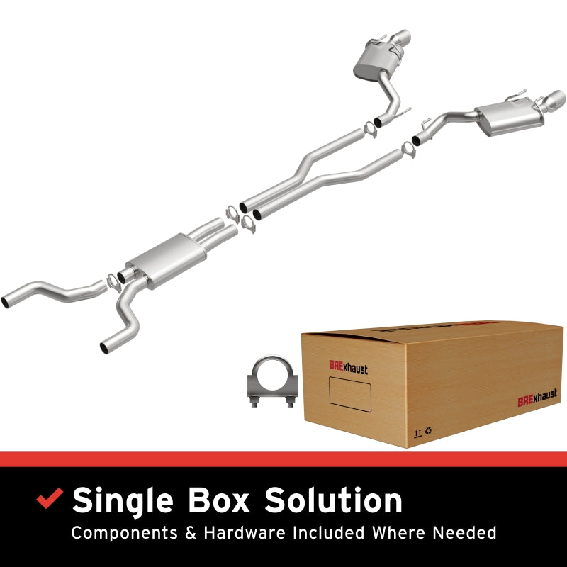BRExhaust 10-13 Chevrolet Camaro 6.2L Direct-Fit Replacement Exhaust System - Burkken Auto Parts